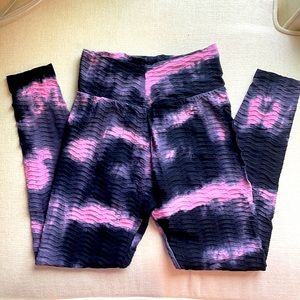 Booty By Brabants Pink & Black Tie Dye Full Length